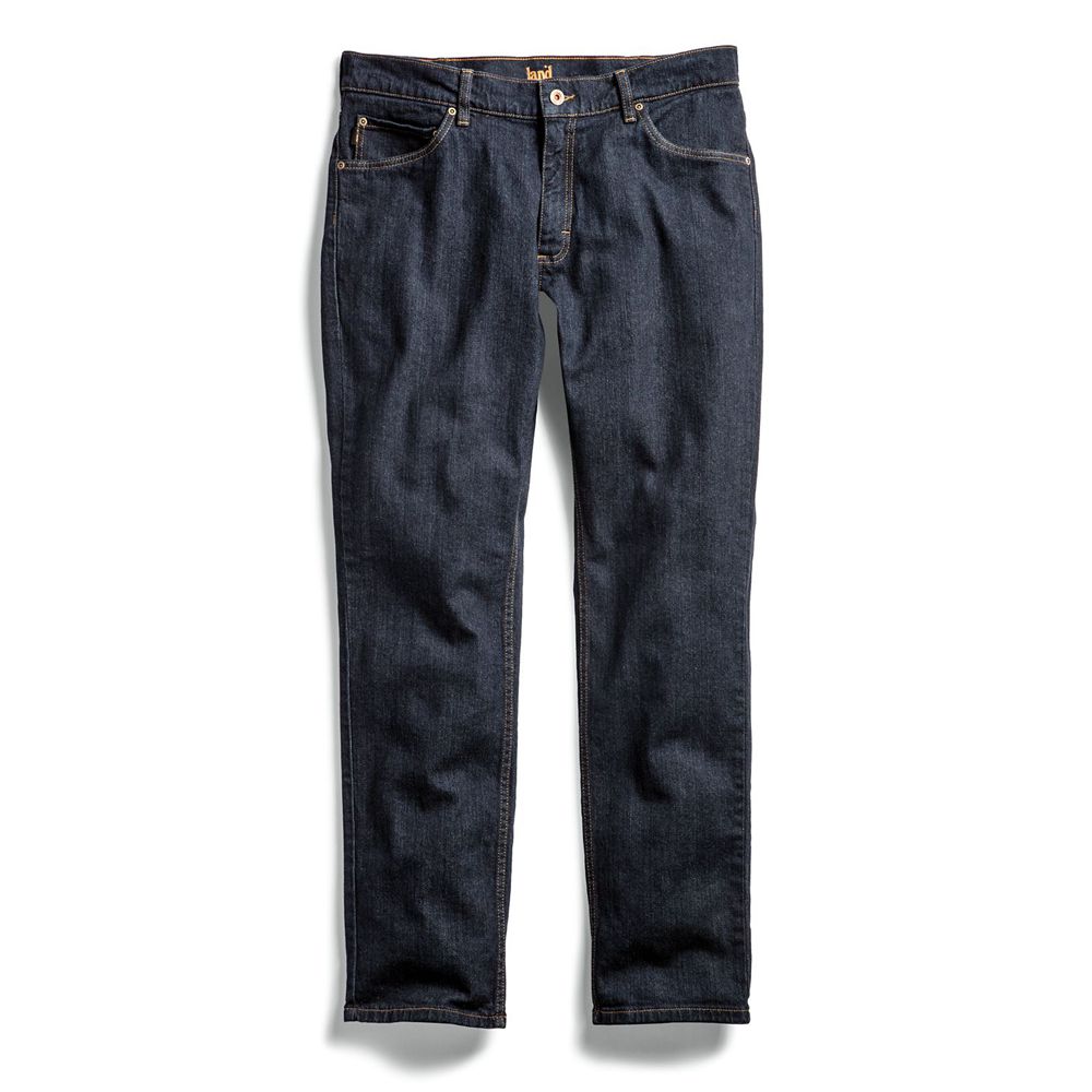 Pantalones Timberland Argentina Hombre - Pro® Grit-N-Grind Modern Fit Flex Denim Work - Azul Marino